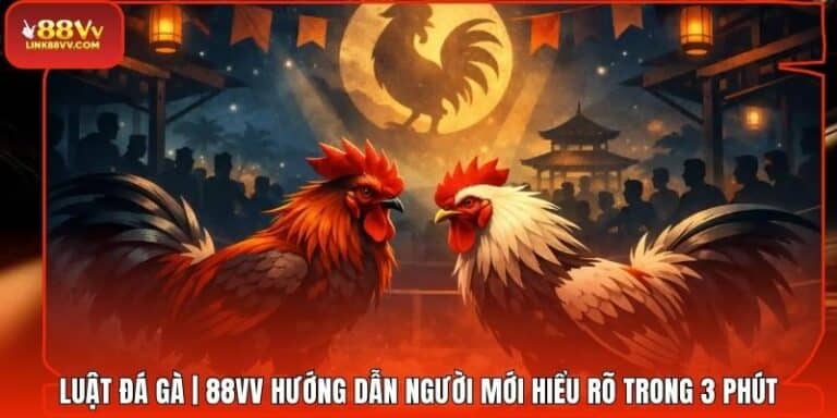 Luật Đá Gà | 88VV Hướng Dẫn Người Mới Hiểu Rõ Trong 3 Phút
