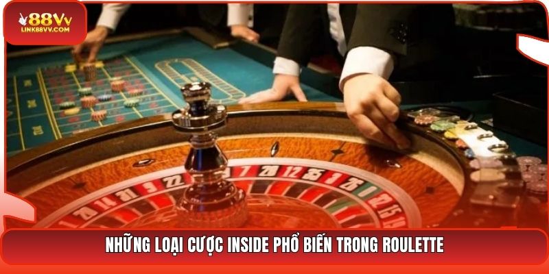 Những loại cược Inside phổ biến trong Roulette
