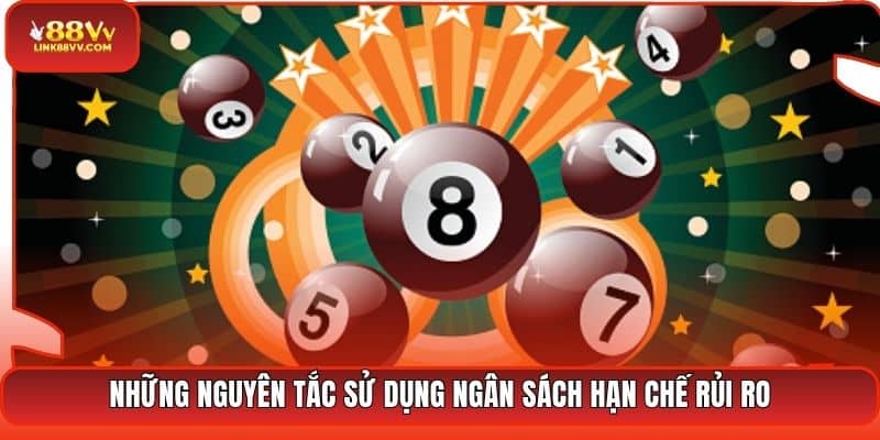 Những nguyên tắc sử dụng ngân sách hạn chế rủi ro