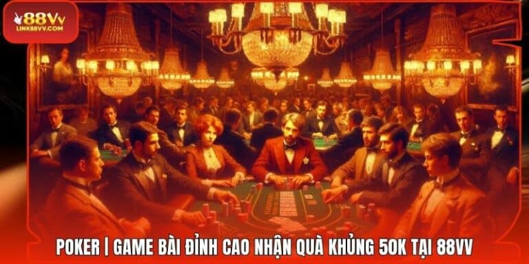 Poker | Game Bài Đỉnh Cao Nhận Quà Khủng 50K Tại 88VV