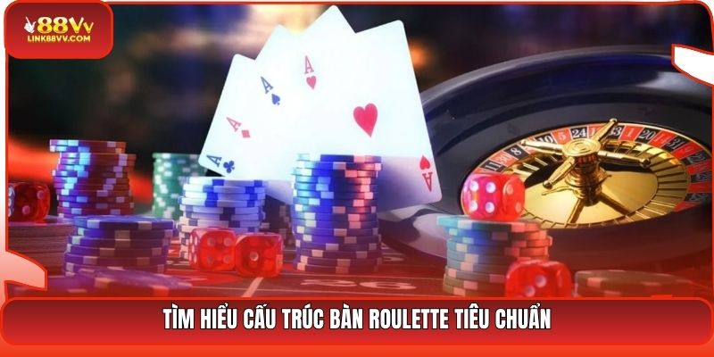 Tìm hiểu cấu trúc bàn Roulette tiêu chuẩn